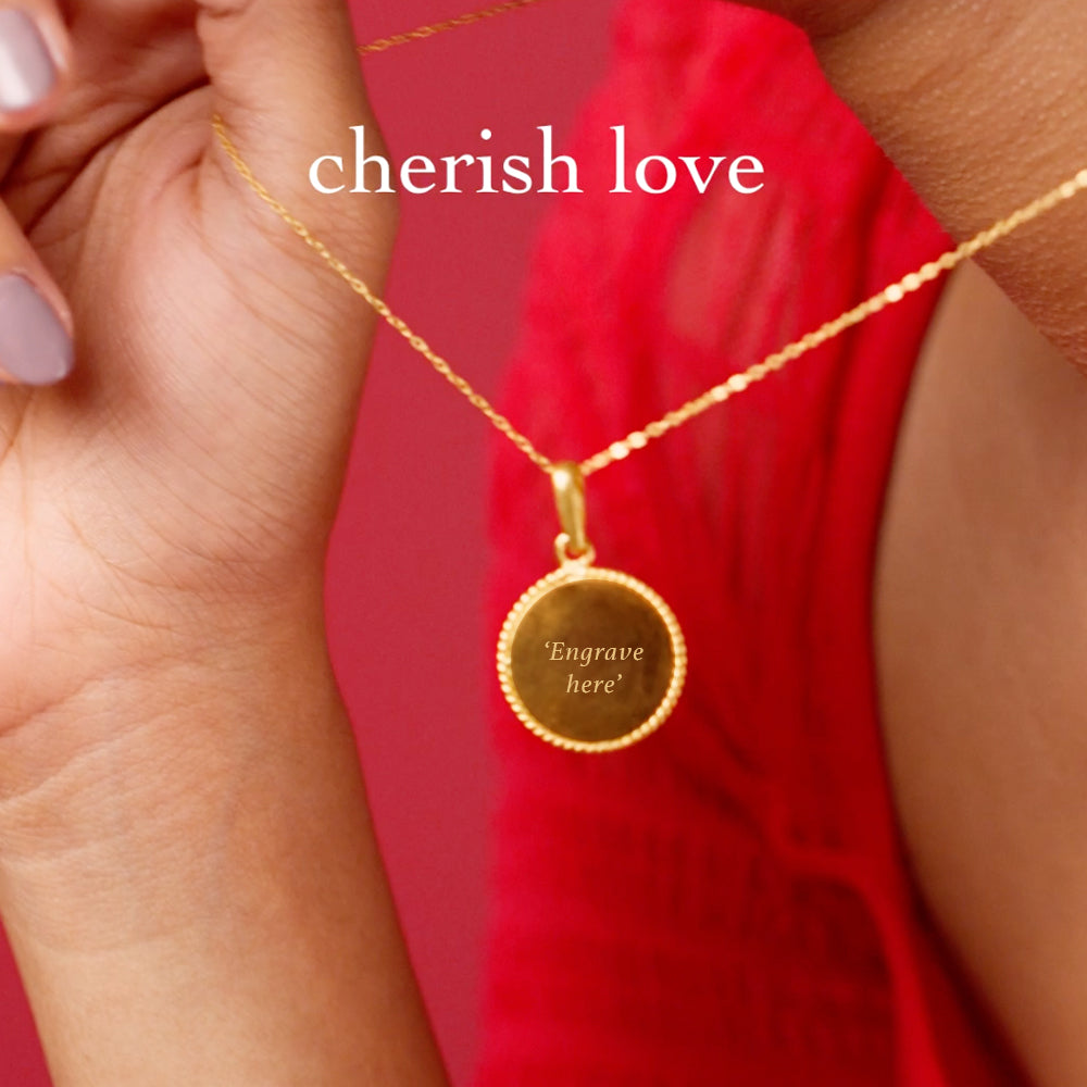 Coin III Engravable Necklace