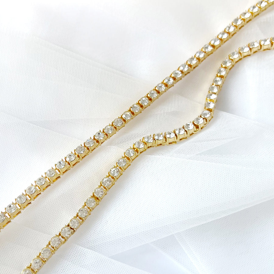 Spheres Tennis Necklace