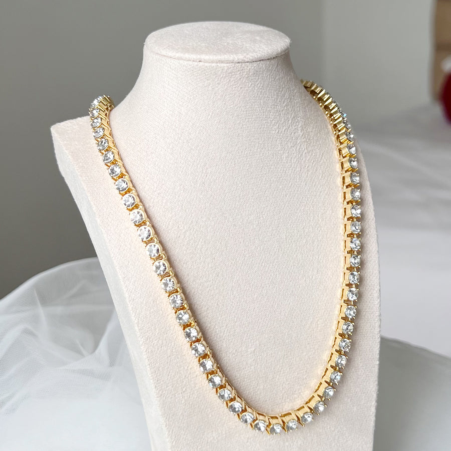 Spheres Tennis Necklace