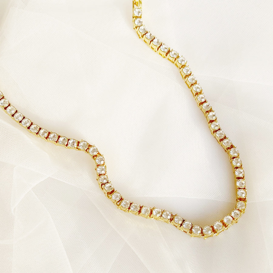 Spheres Tennis Necklace