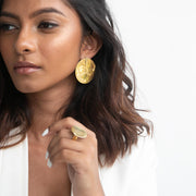 Mirrored Plate Earring
