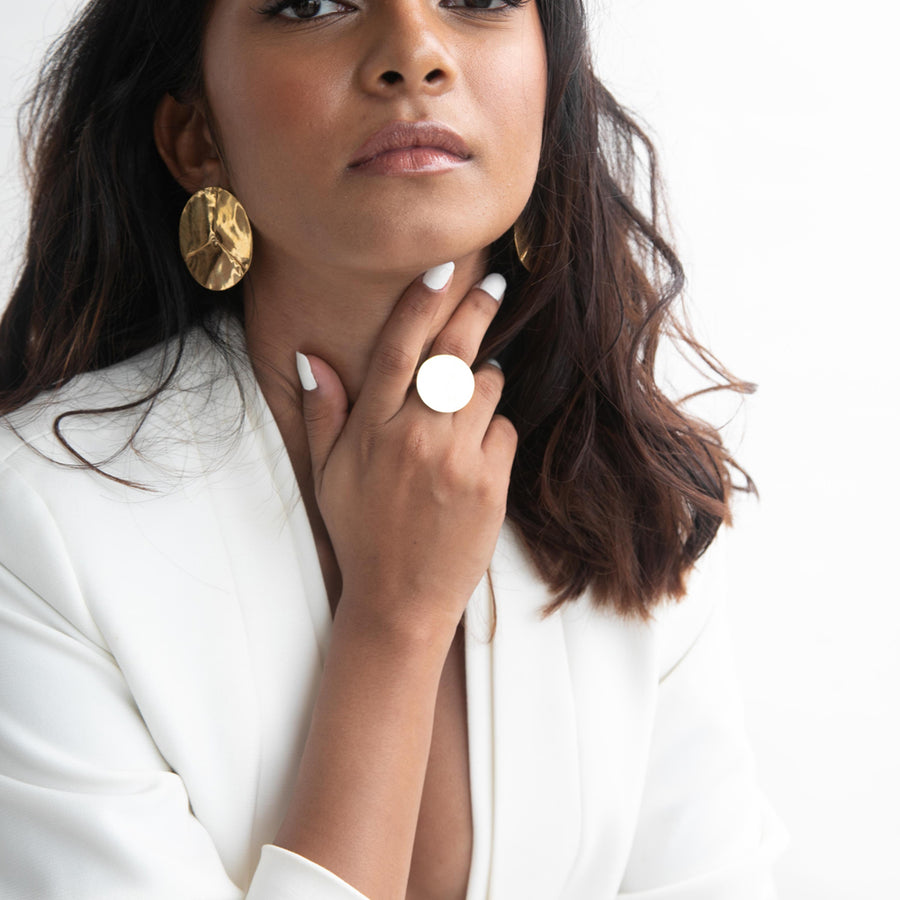Mirrored Coin Ring