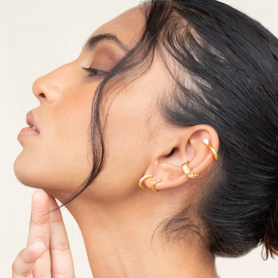Double Cuff Earring