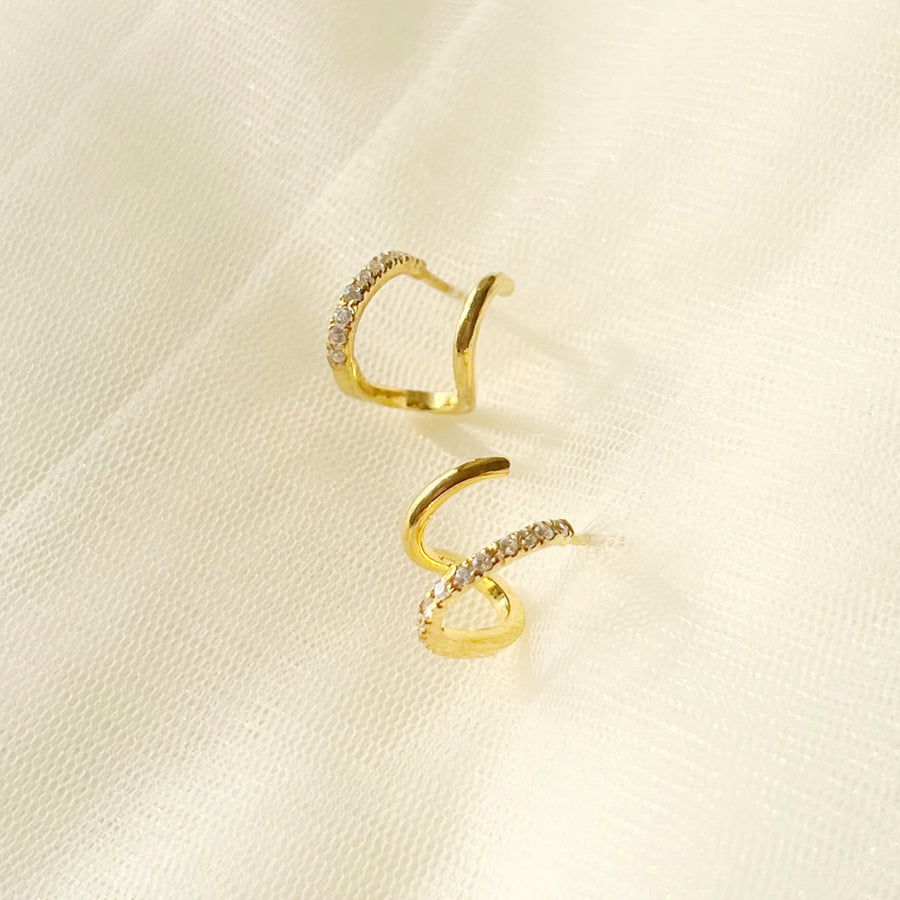 Double Cuff Earring