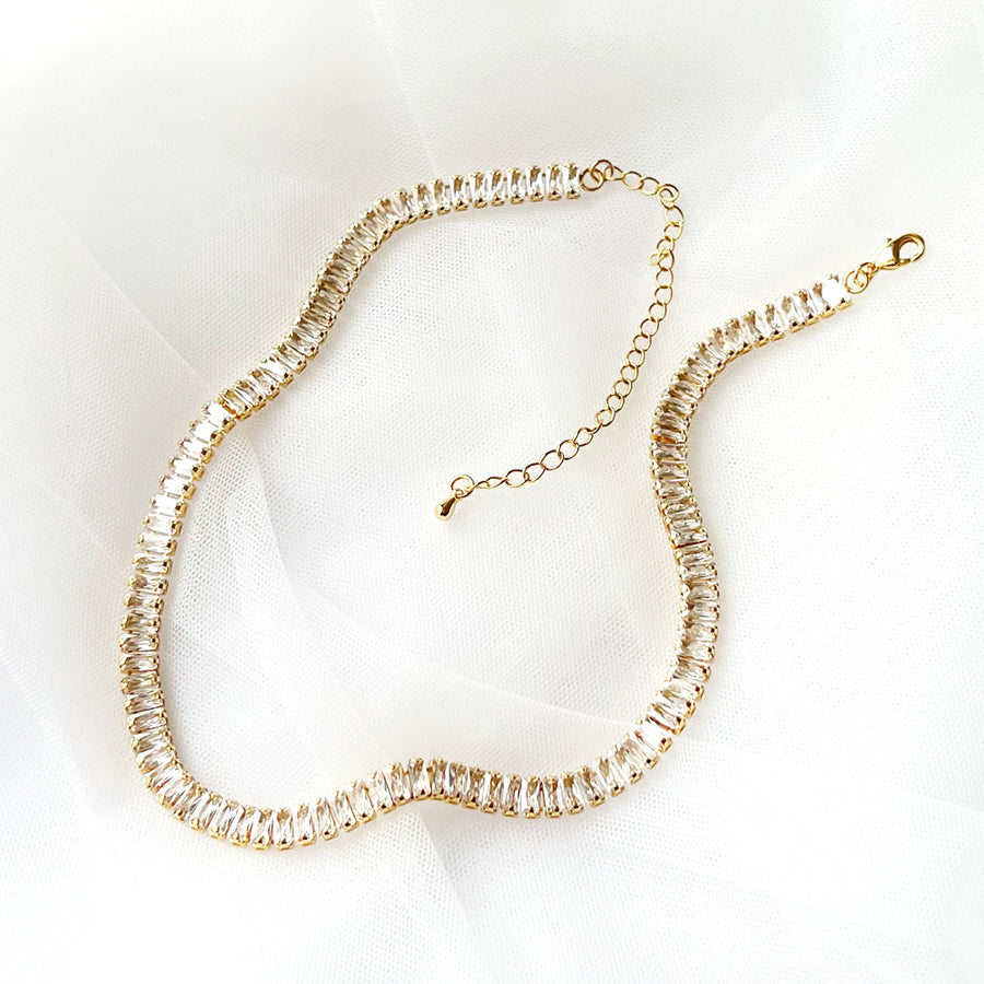 Baguette Tennis Necklace