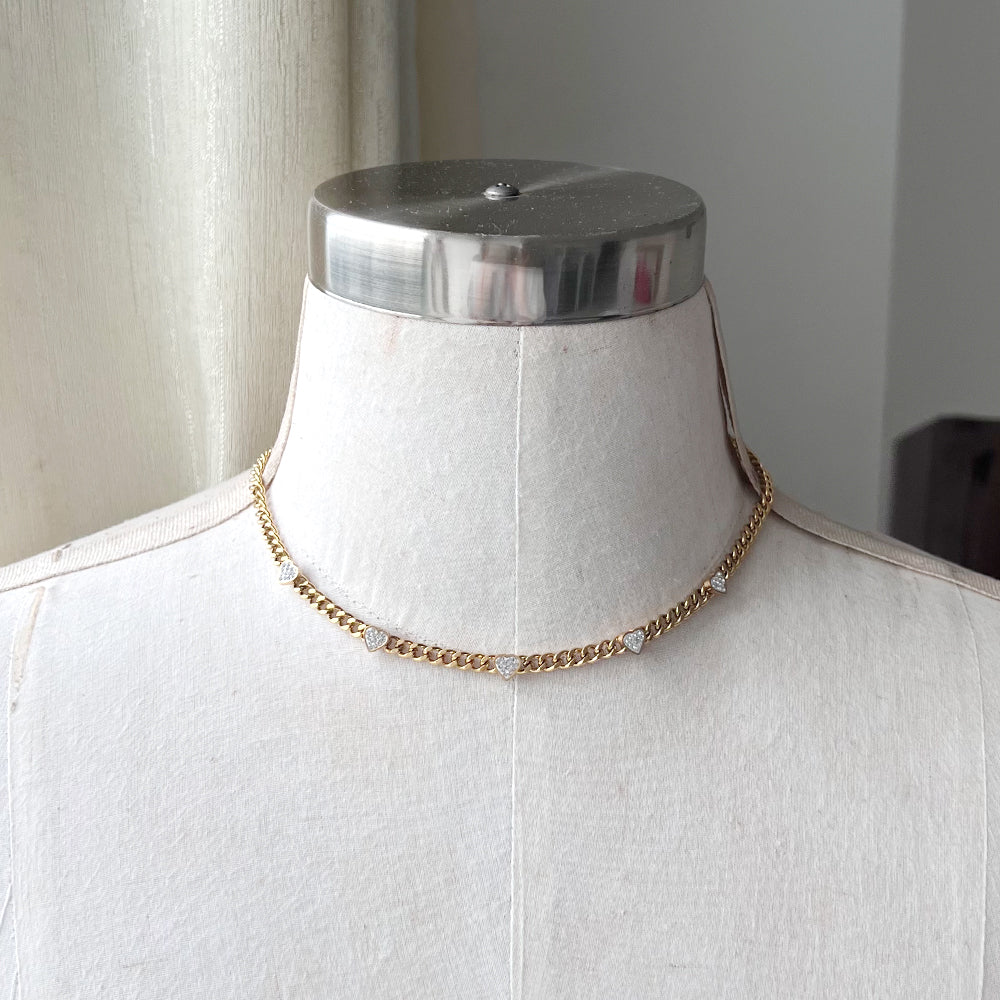 Heart Curb Necklace