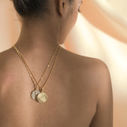 Palm Coin Necklace