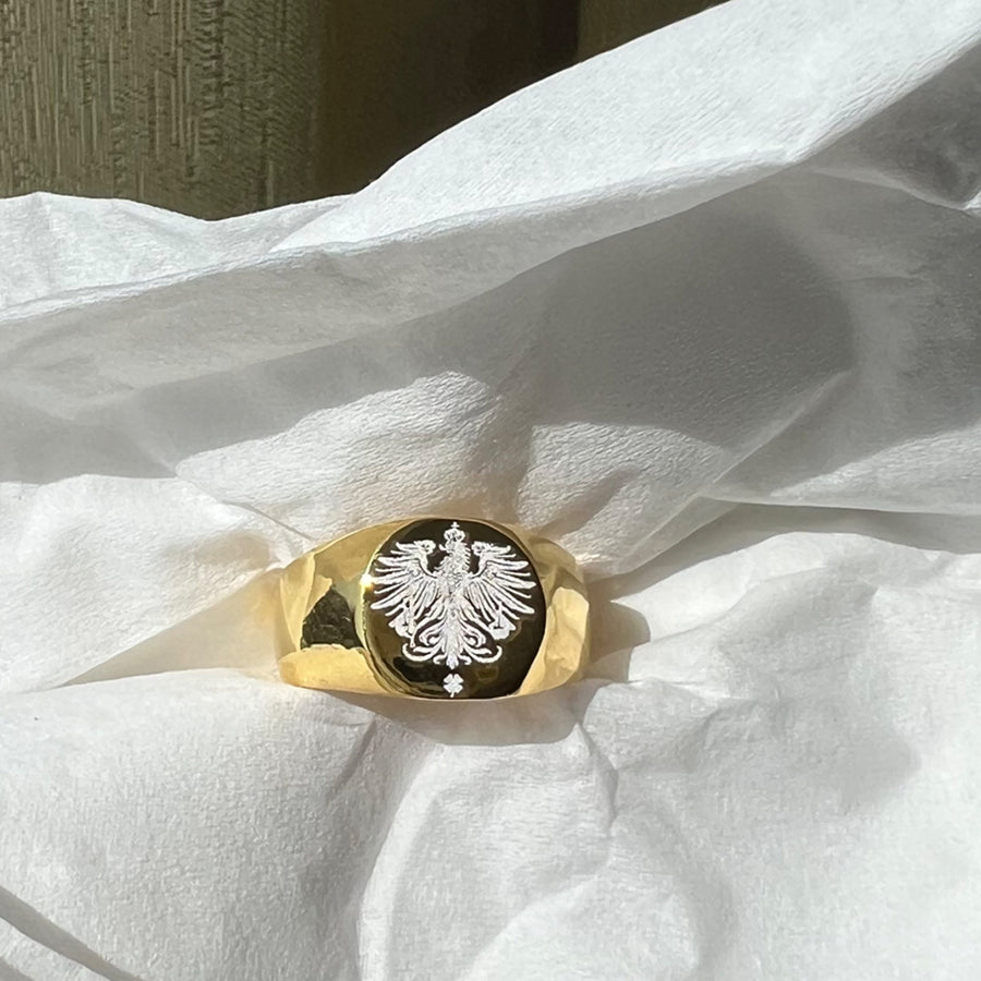 Signet Engravable Ring