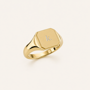 Cubic Signet Ring