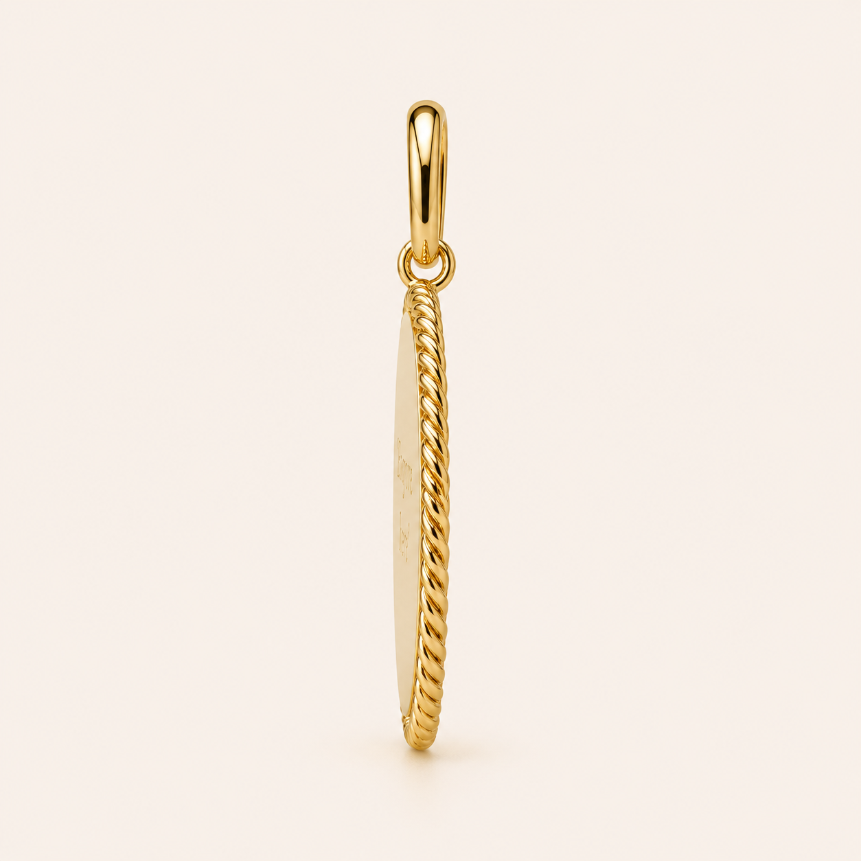 Coin III Engravable Necklace