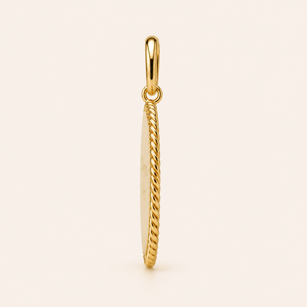 Coin III Engravable Necklace