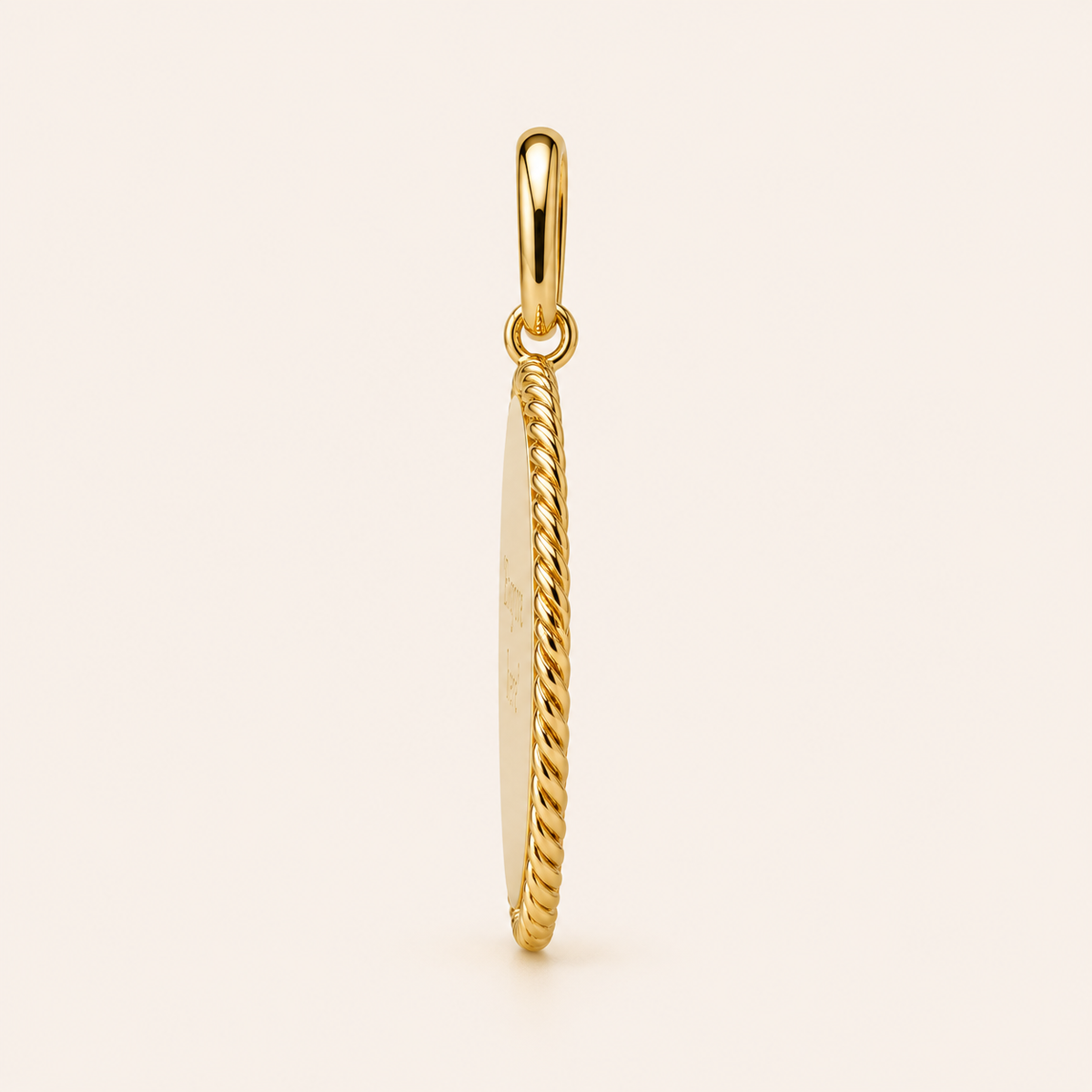 Coin III Engravable Necklace