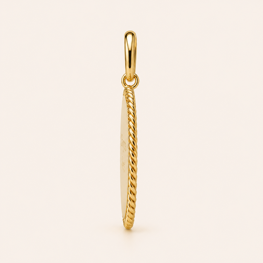 Coin III Engravable Necklace