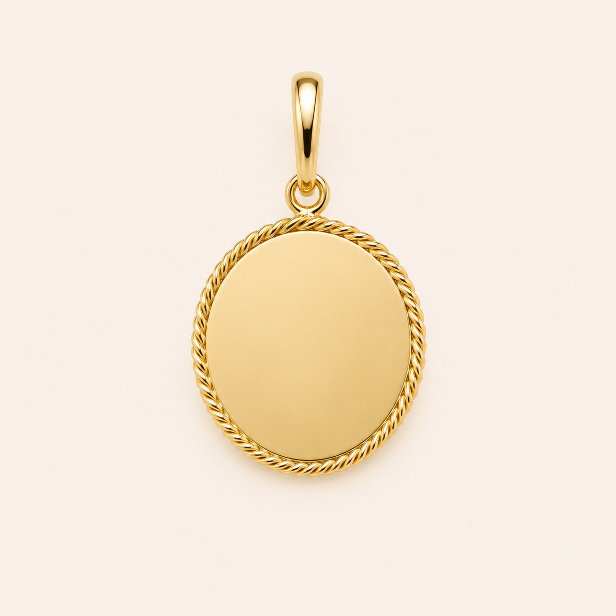 Coin III Engravable Necklace