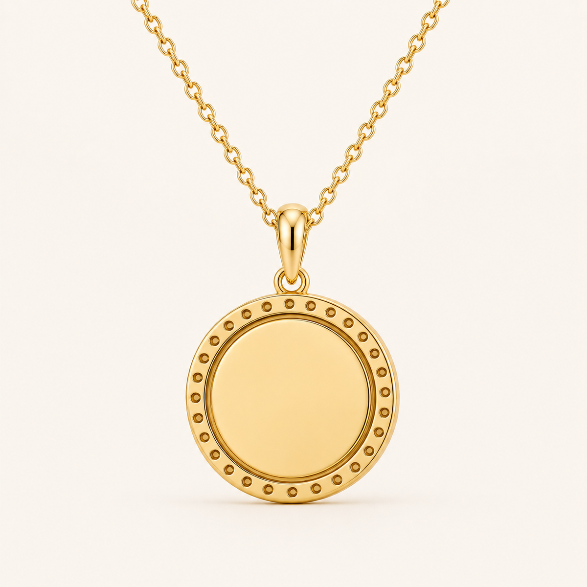 Coin II Engravable Necklace