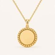 Coin II Engravable Necklace