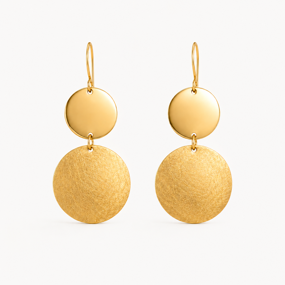 Double Drop Sphere Earrings