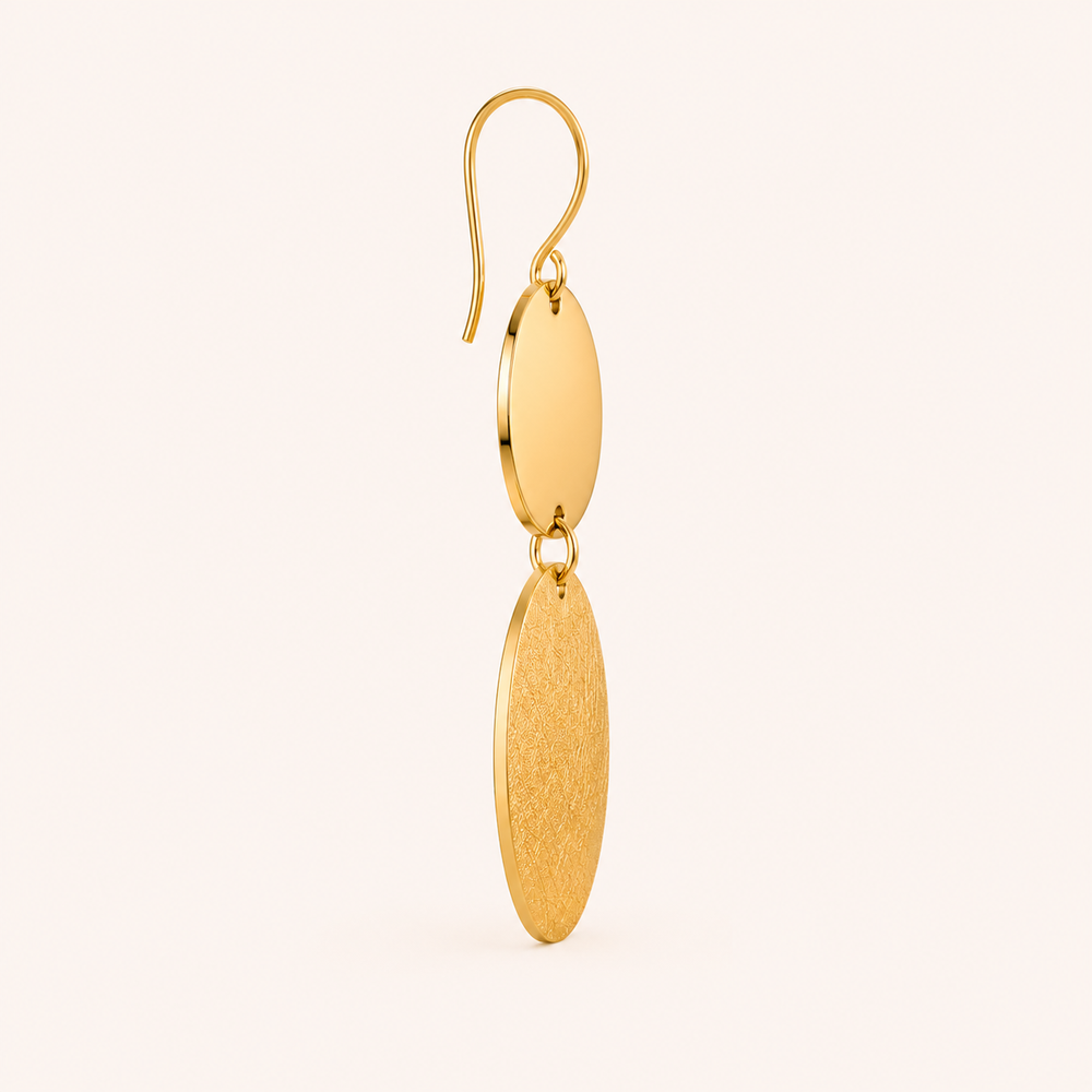 Double Drop Sphere Earrings
