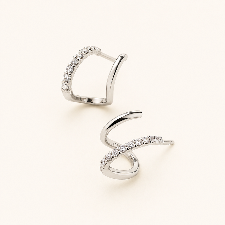 Double Cuff Earring