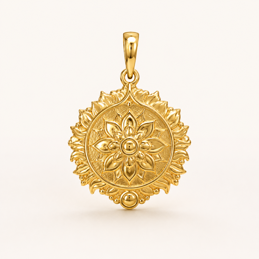 Nelum Crest Necklace