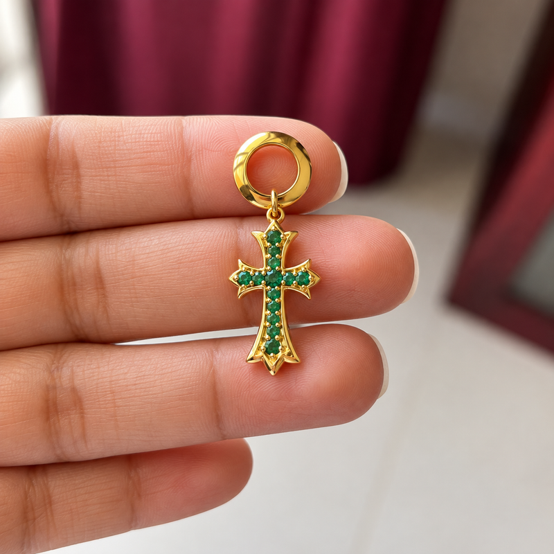 Custom Emerald Pendant