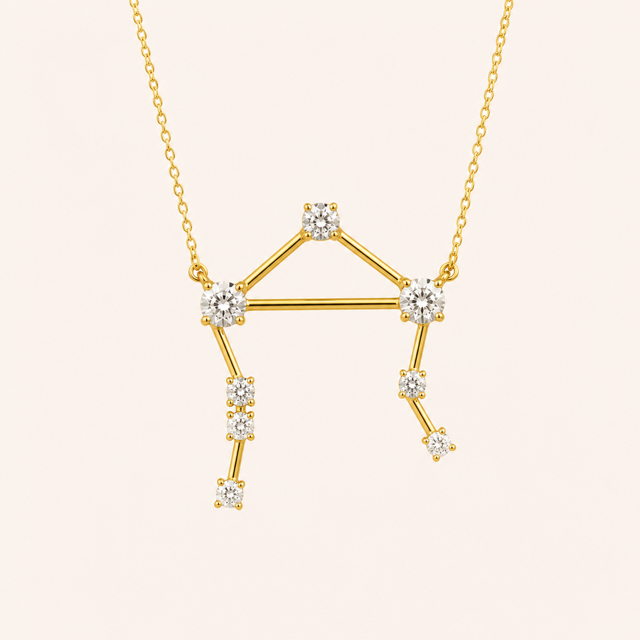 Zodiac constellation necklace