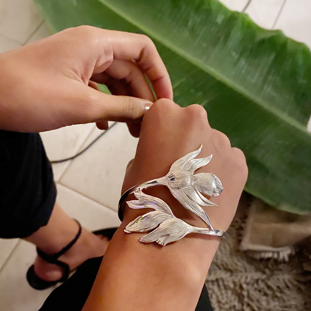 Vintage Orchid Bangle