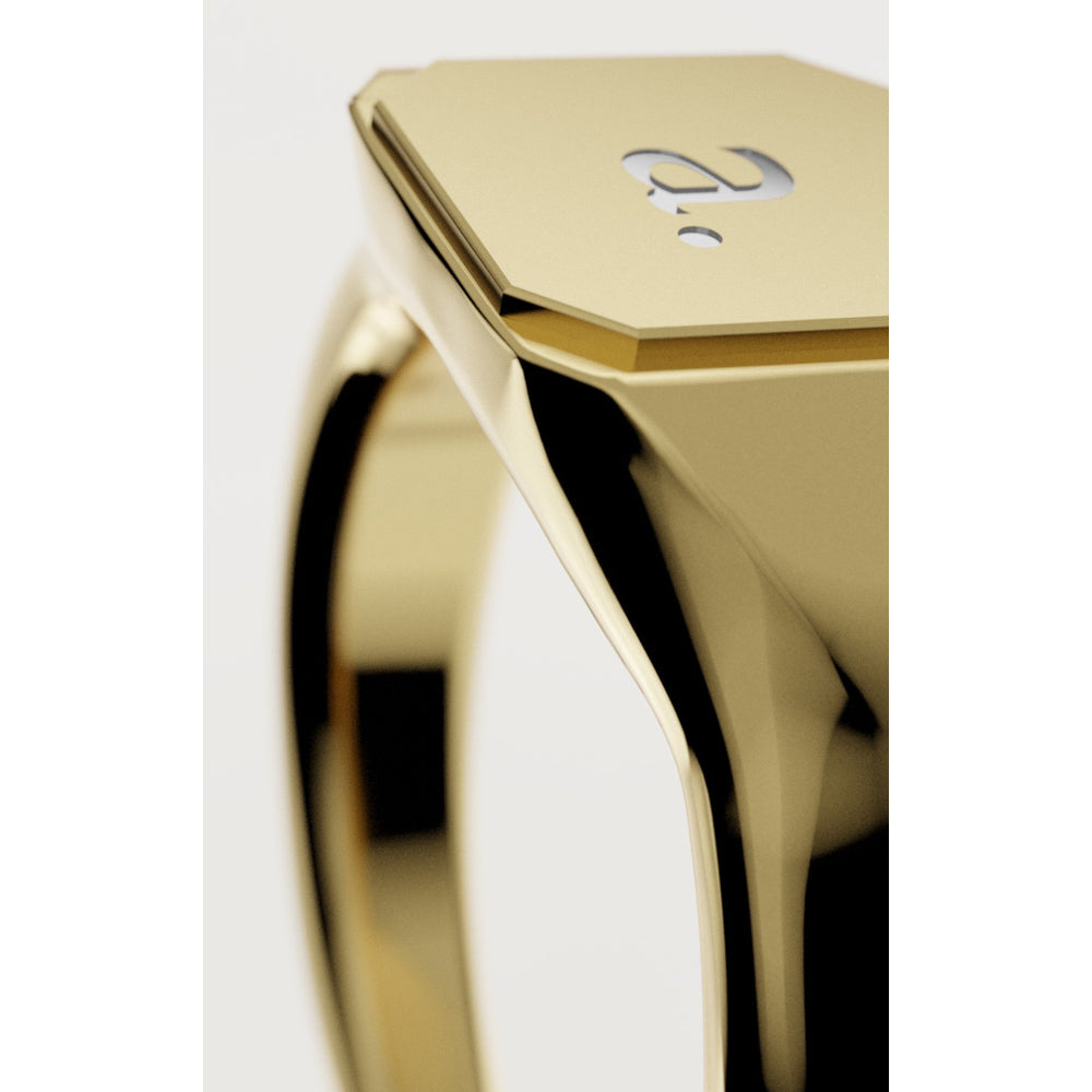 Cubic Signet Ring
