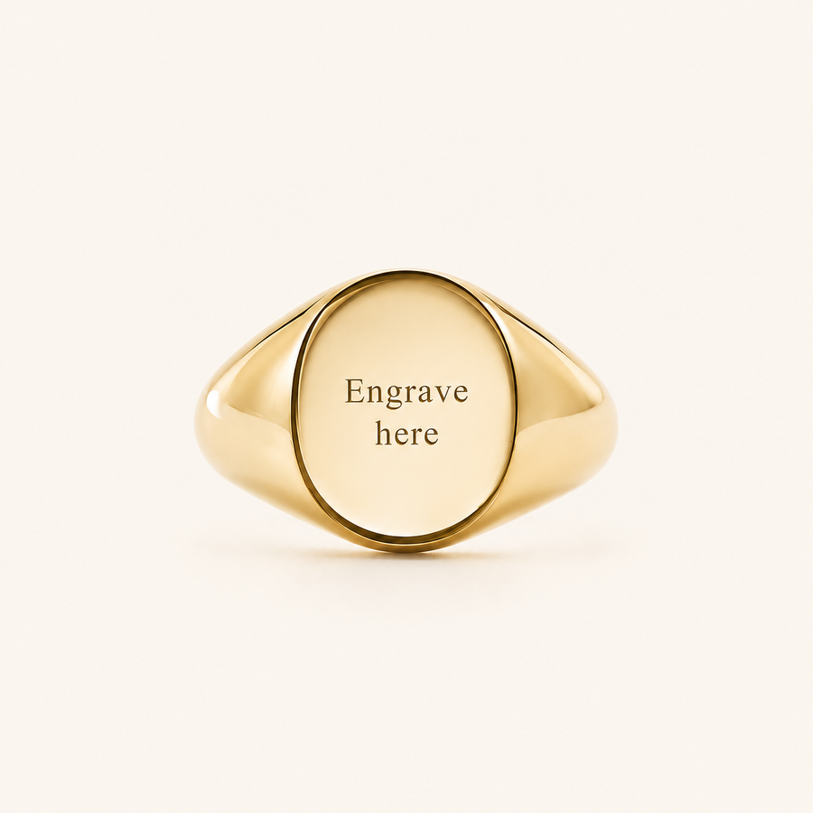 Signet Engravable Ring
