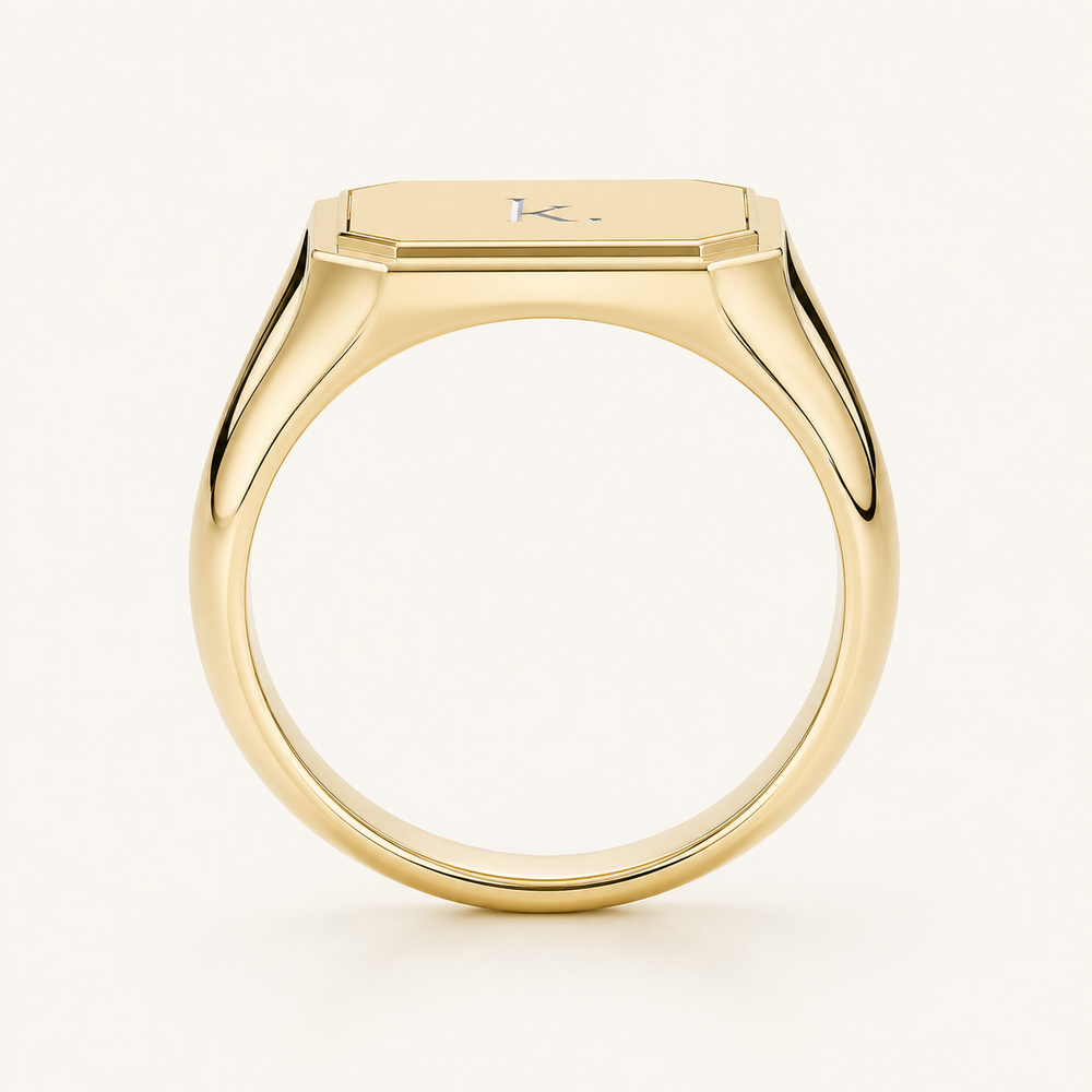 Cubic Signet Ring