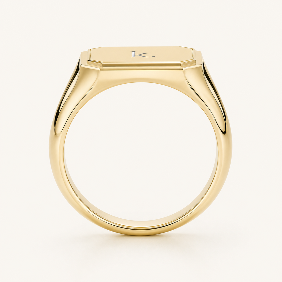 Cubic Signet Ring