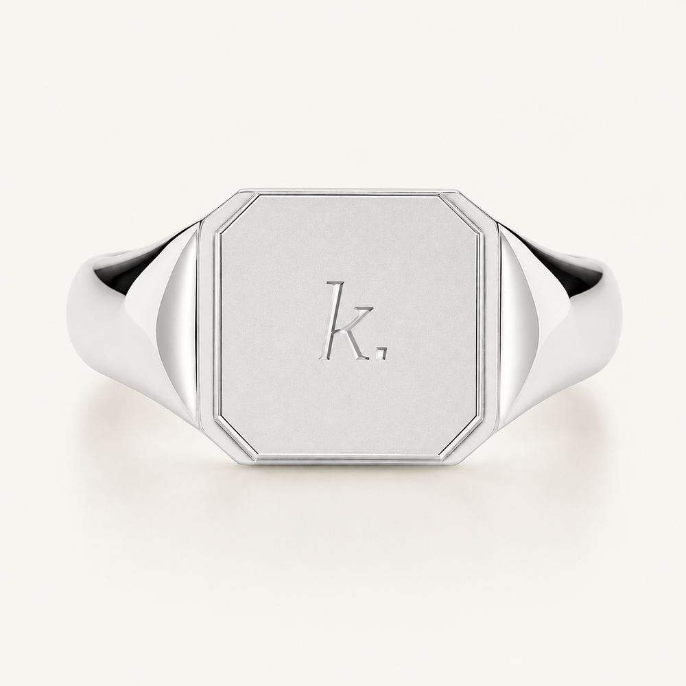 Cubic Signet Ring