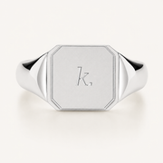 Cubic Signet Ring