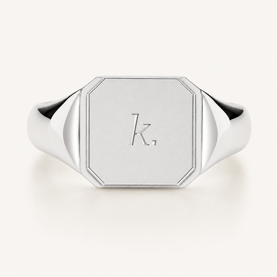 Cubic Signet Ring