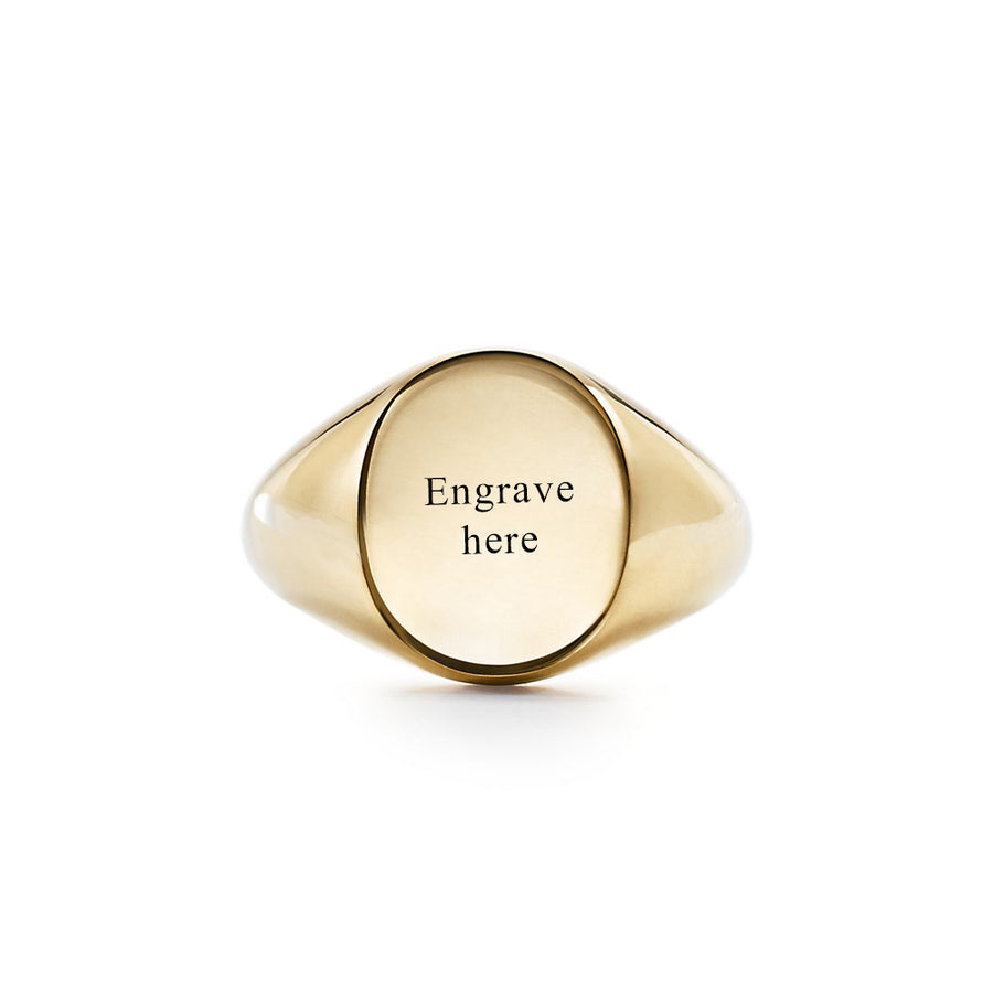 Signet Engravable Ring