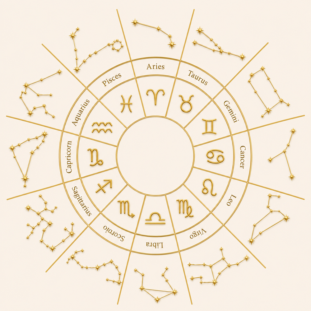 Zodiac constellation Necklace