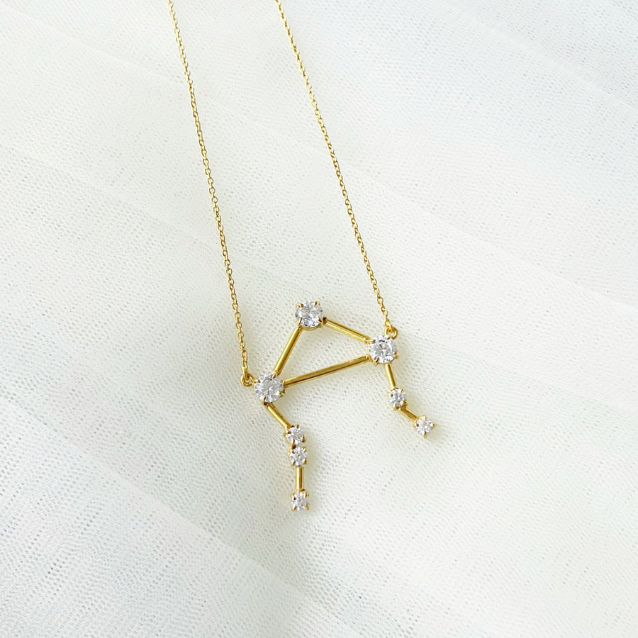 Zodiac constellation necklace